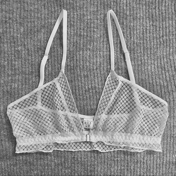 Brandy Melville Other - Rare Brandy Melville Mesh Front-Clasp Bralette